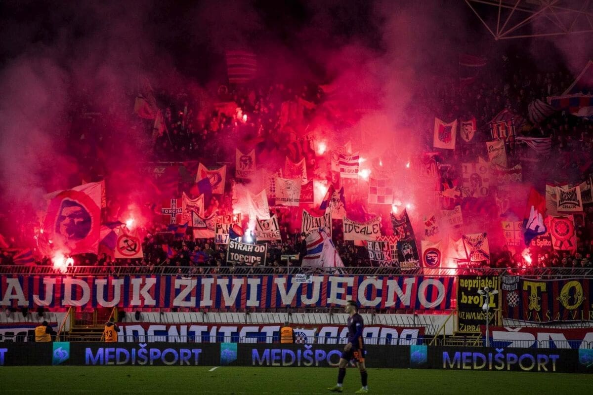 SRETAN ROĐENDAN, HAJDUČE Pogledajte veliku bakljadu Torcide na Sjeveru povodom 109. rođendana Hajduka