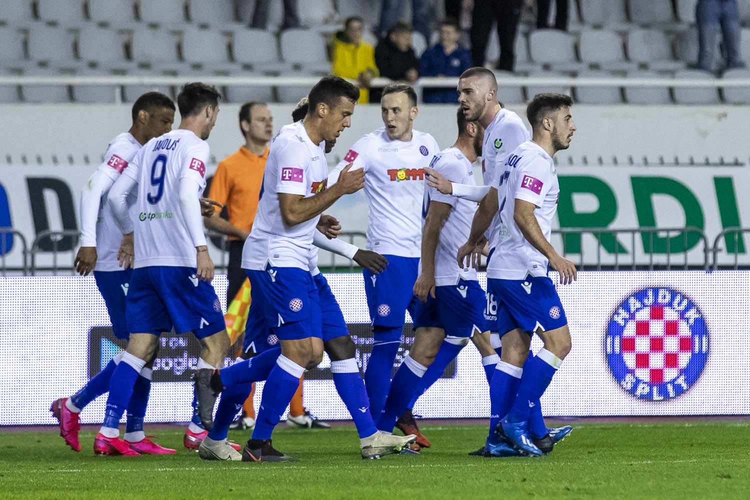 Hajduk – Lokomotiva 1-0: Bijeli s desetoricom obranili 3 boda u posljednjim minutama