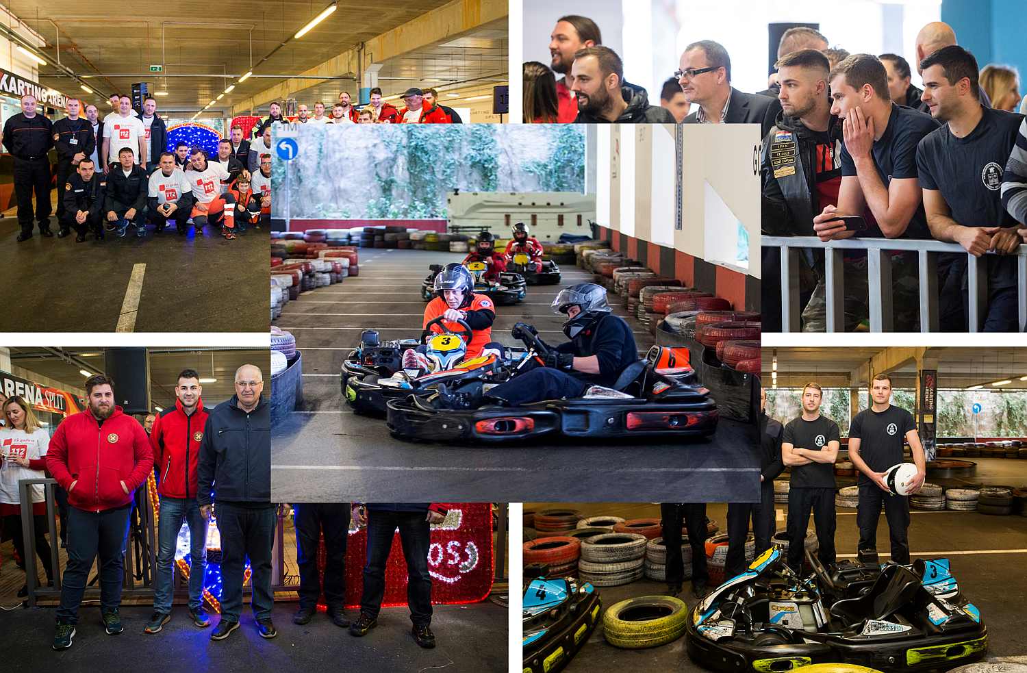HUMANITARNI KARTING U SPLITU Snage odmjerili vatrogasci, policija, hitna, HGSS, Crveni križ i Civilna zaštita