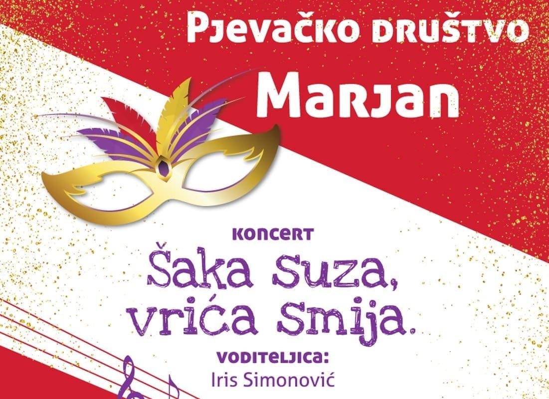 "Šaka suza, vrića smija": Ne propustite koncert Pjevačkog društva Marjan u Gradskom kazalištu mladih