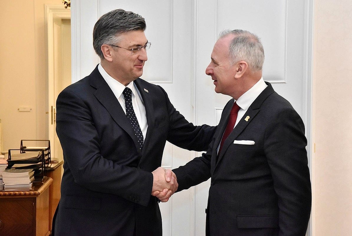 PLENKOVIĆ PRIMIO KRSTULOVIĆA OPARU Premijer dao potporu Masterplanu razvoja Grada Splita