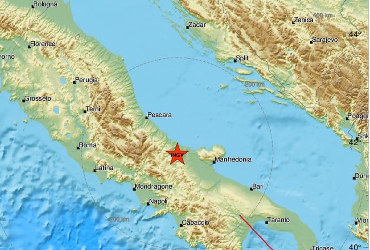 TRESAO SE JADRAN Umjereno jak potres zatresao srednju Italiju