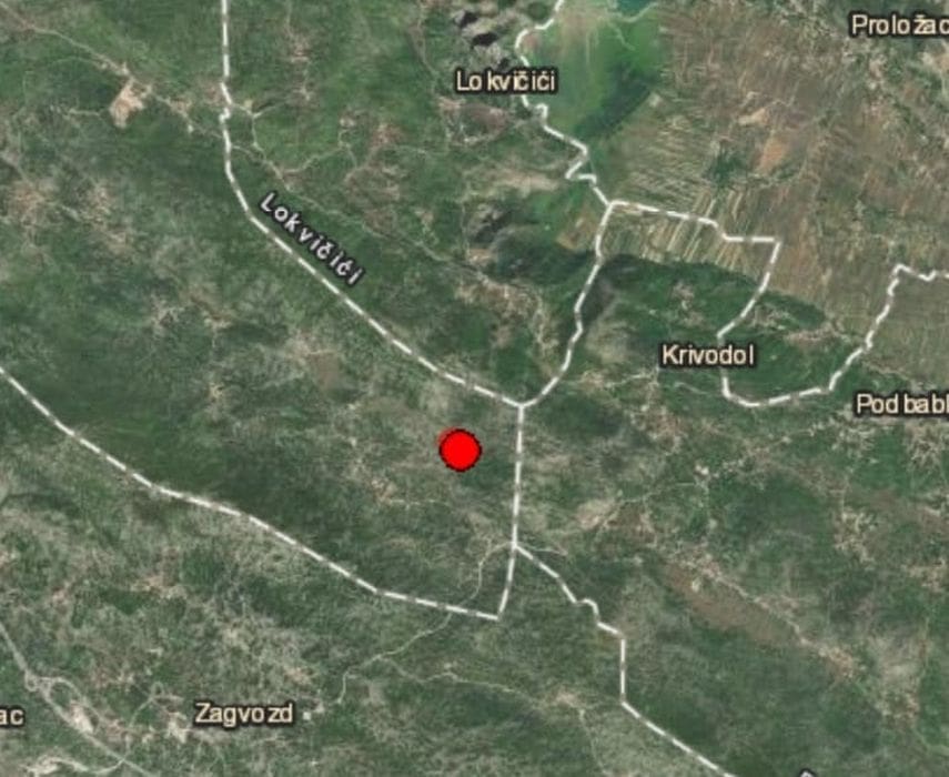 TRESLA SE DALMACIJA Umjereno jak potres između Makarske i Imotskog