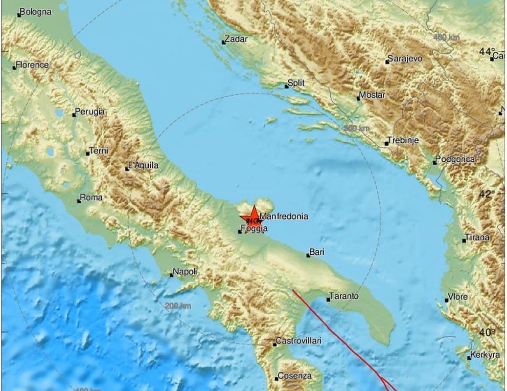 Tresla se Italija: Epicentar u blizini jadranske obale