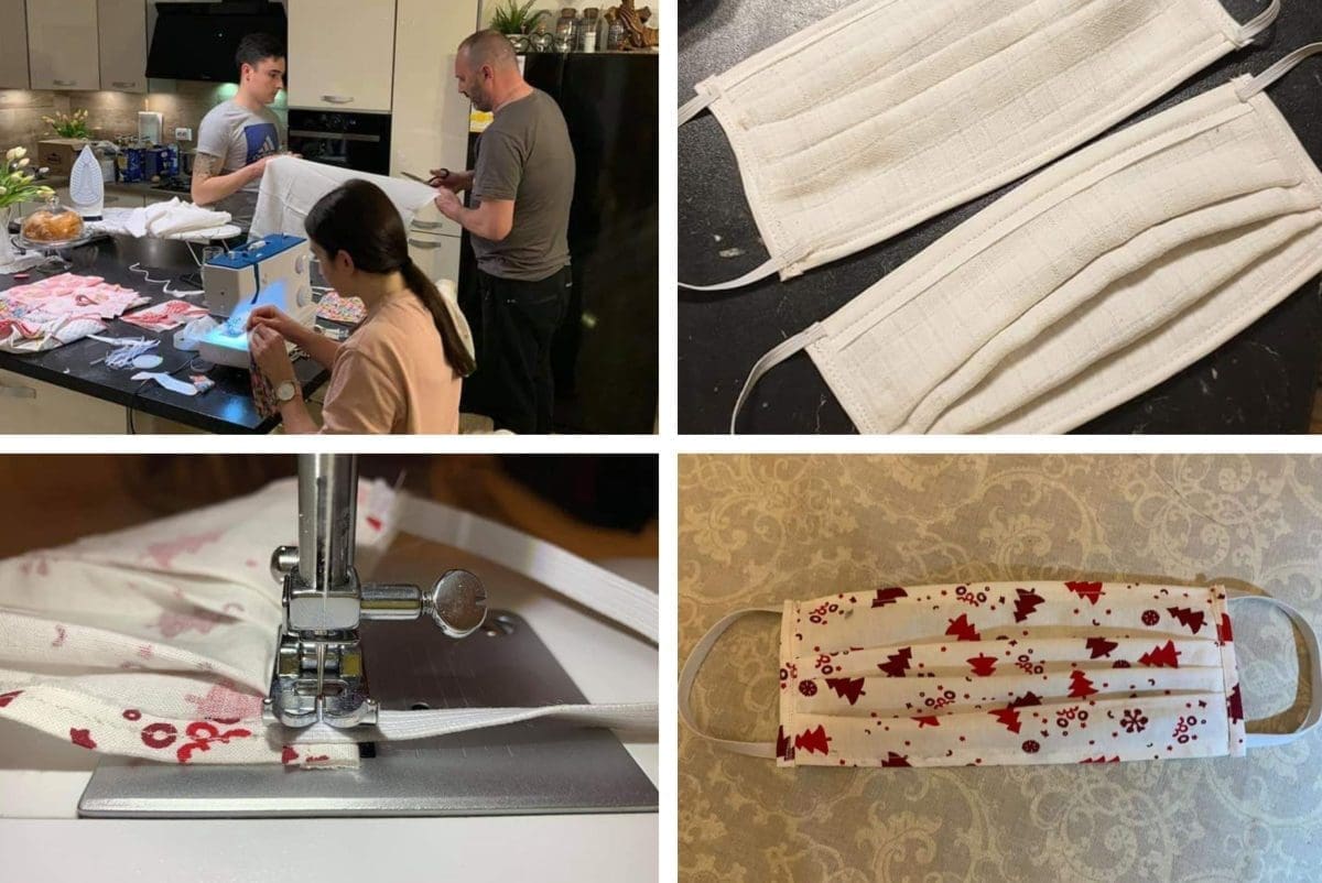 SVJETLO U TAMI Ova obitelj besplatno proizvodi maske za lice: "Šivamo ih za one na prvoj crti bojišnice"
