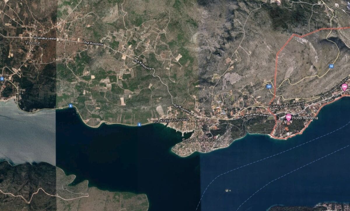 OBAVIJEST ZA VOZAČE Zatvara se županijska cesta br. 6133 (Vlaška ulica)-raskrižje sa ŽC 6132 u Segetu Donjem