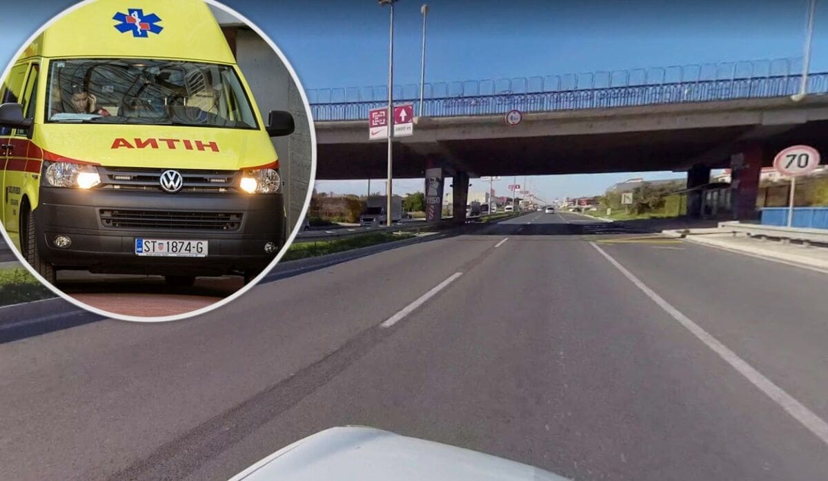 PREVRNULO SE VOZILO NA SIROBUJI Vozač prebačen u splitsku bolnicu