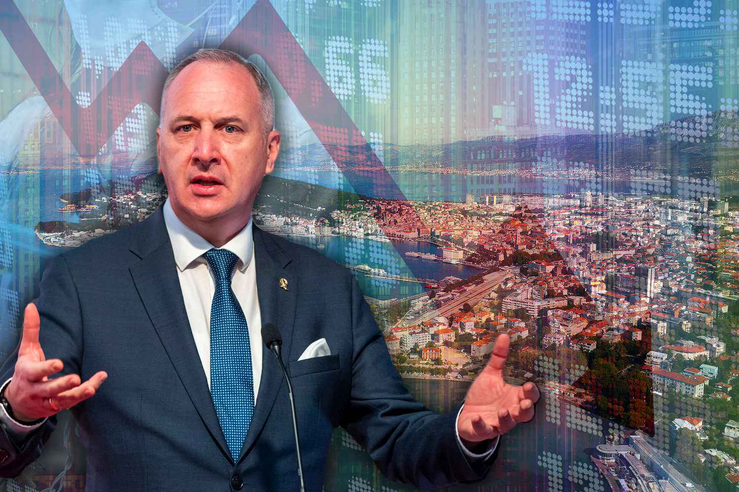 SPLIT OFORMIO KRIZNI STOŽER ZA GOSPODARSTVO Profesor Pervan: "Definitivno će biti rezova u javnom sektoru. Rezovi će biti manje bolni što kriza bude kratkotrajnija"