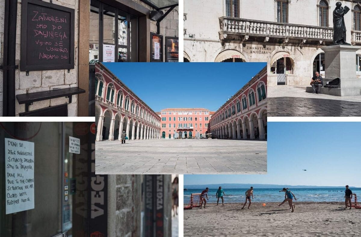 SPLIT U VRIME KORONE Od zatvorenih dućana do punih Bačvica: Svakodnevica se itekako promijenila, ali život ide dalje