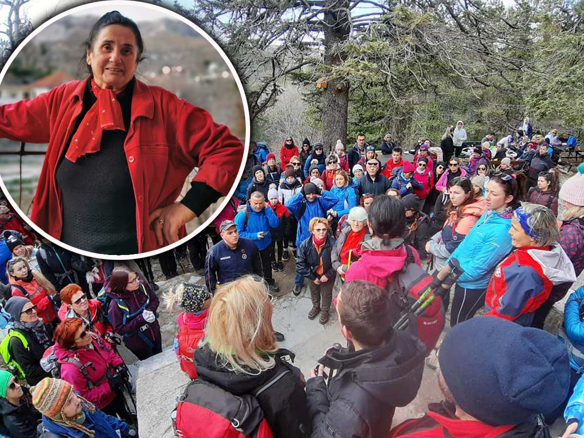 Slikovni rezultat za USPON 100 ŽENA NA VRH MOSORA Sve je oduševila 89-godišnja planinarka koja se popela na Mosor: “Sve vam je u glavi”