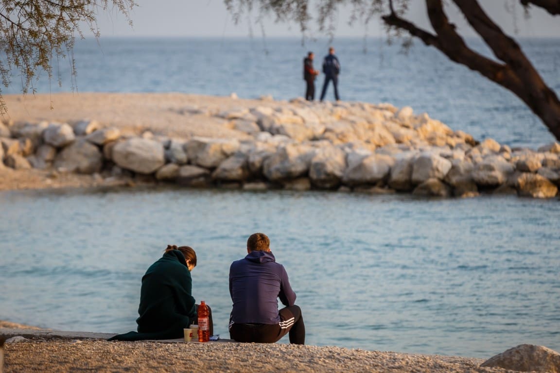 Split, 290320. Zbog zagadjenja zraka vidljivost je smanjena.
