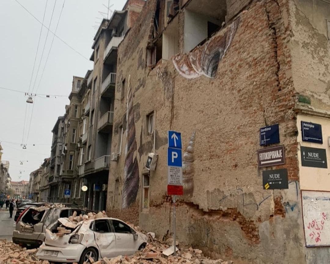 SNAŽNI POTRESI POGODILI ZAGREB Ima ozlijeđenih i zatočenih,u tijeku je spašavanje