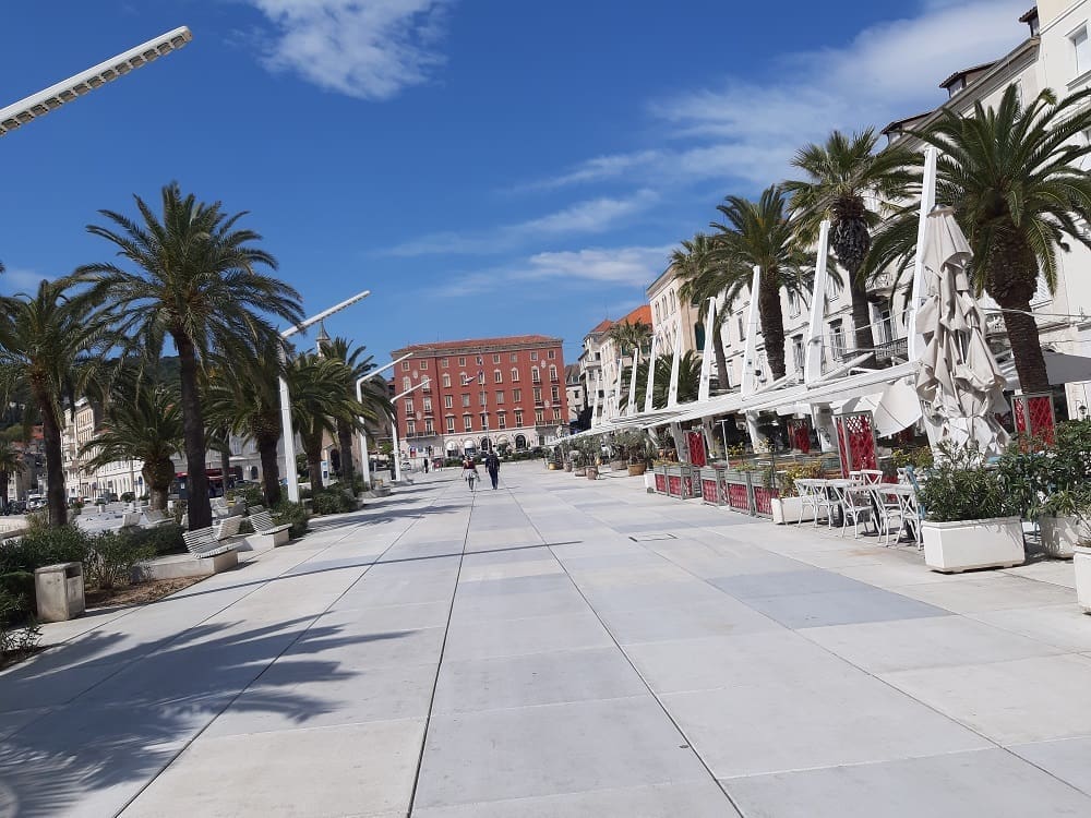 SPLIĆANI OSTALI DOMA: Pogledajte opustjeli grad za blagdan Cvjetnice