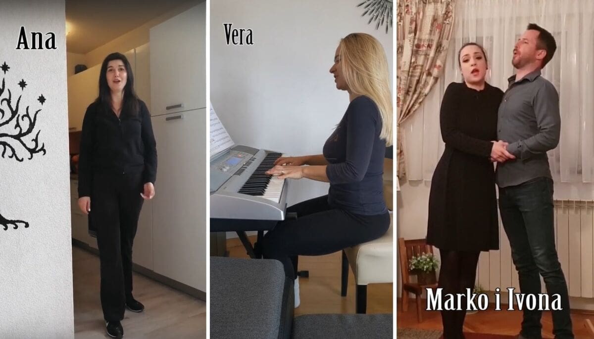 Zbor Opere HNK Split pozdravlja vas iz svojih domova