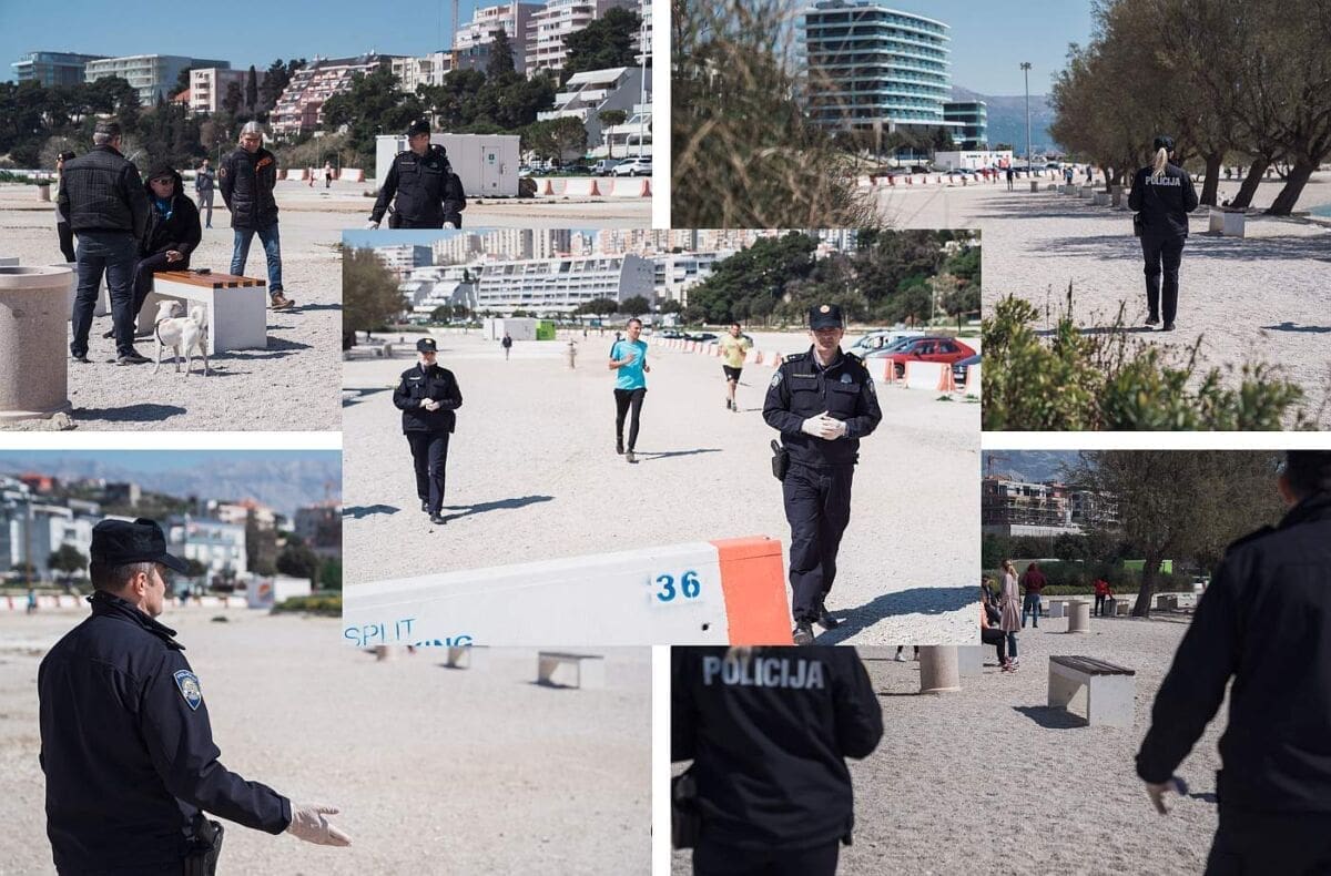 U OPHODNJI SA SPLITSKOM POLICIJOM PO ŽNJANU Jesu li Splićani zaista nedisciplinirani? "Ovo radimo samo zbog sprječavanja širenja bolesti"