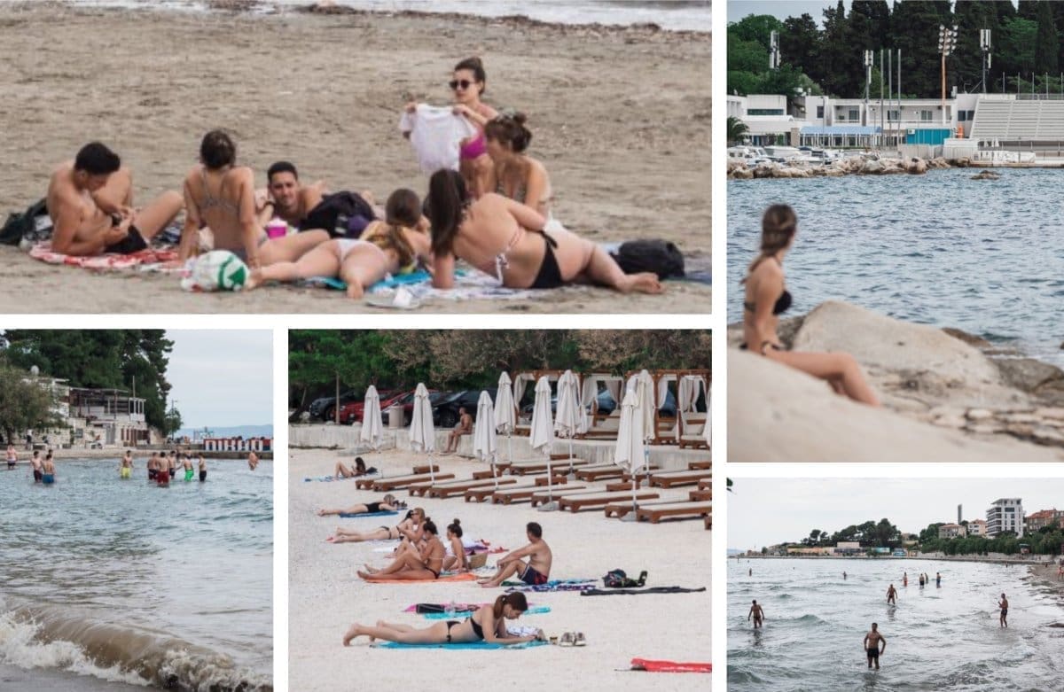 "NAMAŽI MI LEĐA, TU U HLADU" Sunce izmamilo Splićane na plaže
