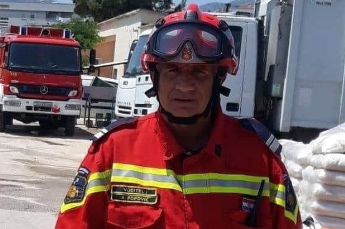 METKOVSKI VATROGASCI TUGUJU Napustio ih je omiljeni član Ante Popović - Anćola
