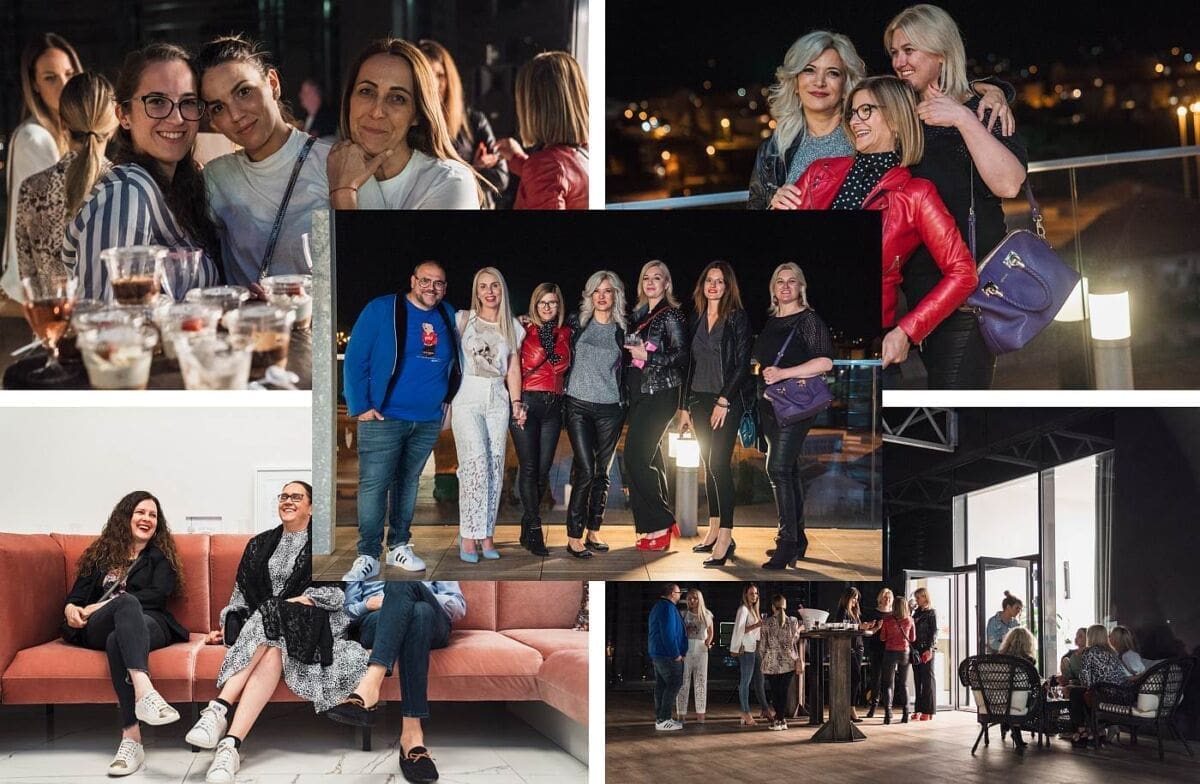 VEČER MJEHURIĆA I LJEPOTE NA ZADNJEM KATU MALL-a Na druženju klinike Dentelli uživale brojne Splićanke