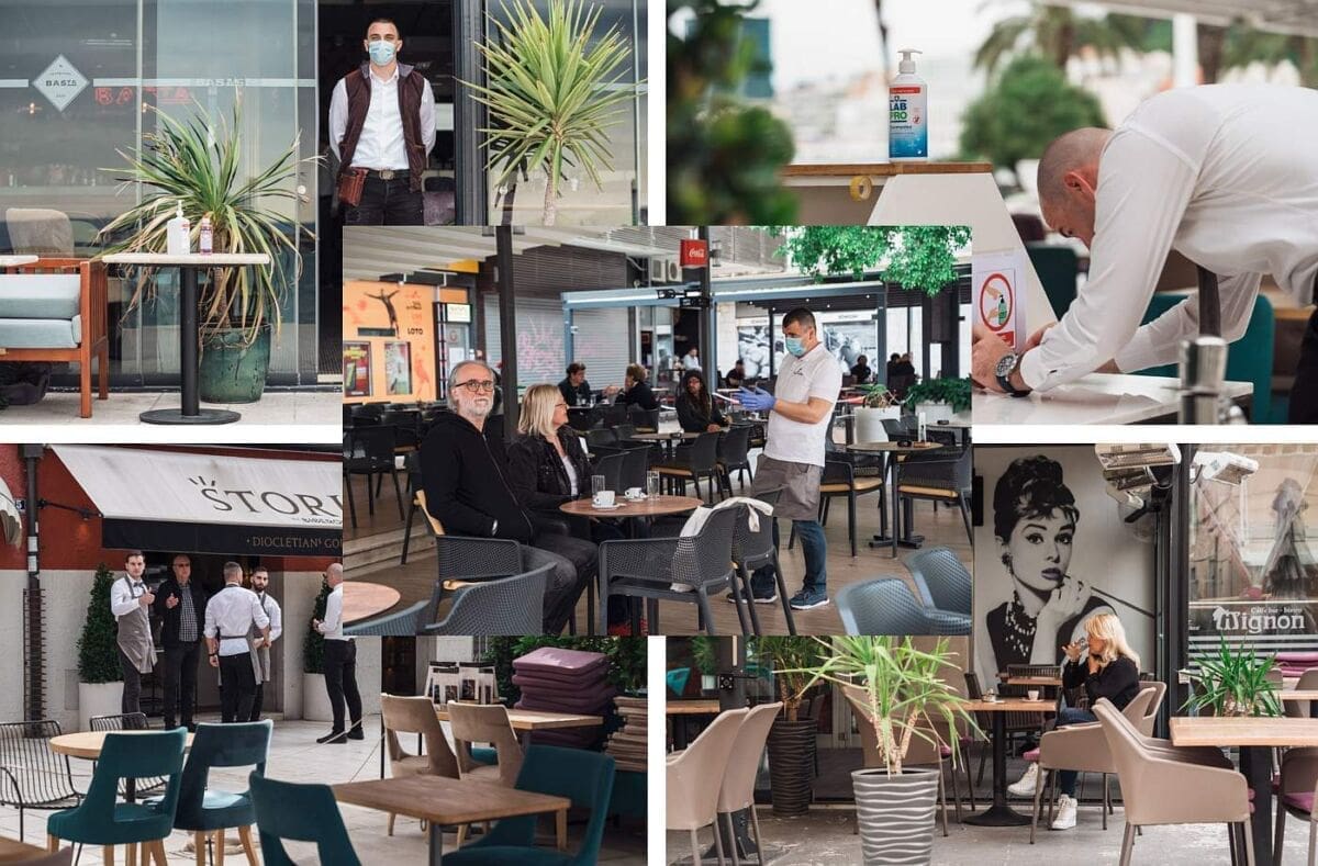 POVRATAK U KAFIĆE Ovako je u Splitu izgledalo prvo ispijanje kave nakon skoro dva mjeseca