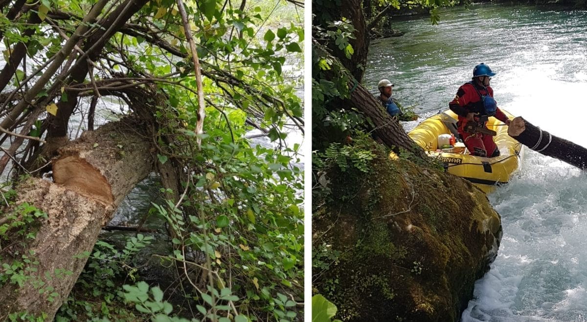 ODLIČNA VIJEST ZA RAFTERE Uklonjena velika opasnost na rijeci Cetini
