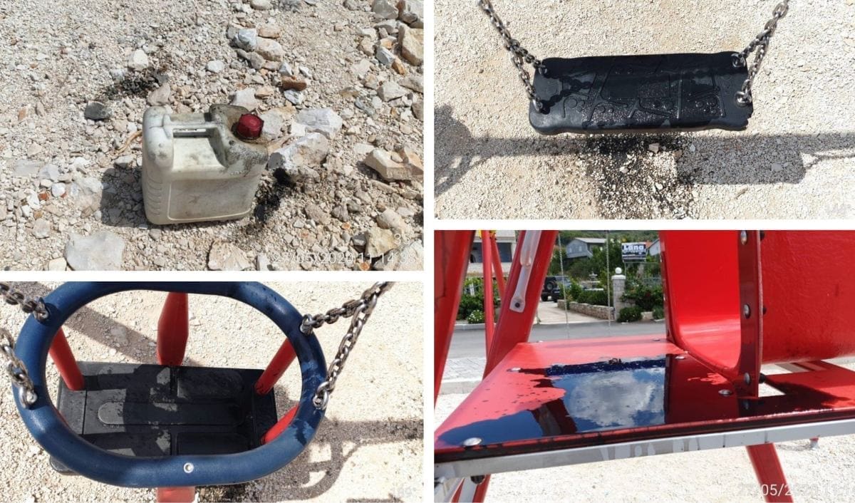 RUŽAN I TUŽAN PRIZOR, ŠOK MEĐU RODITELJIMA I DJECOM Tko je zapalio dječje igralište?