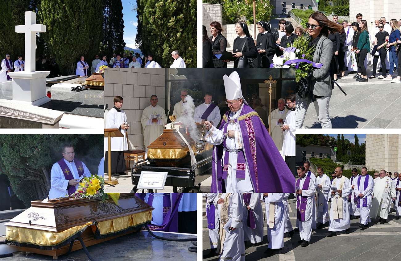 Split: Dirljiv ispraćaj na posljednji počinak omiljenog kaštelanskog svećenika, Bože Delića