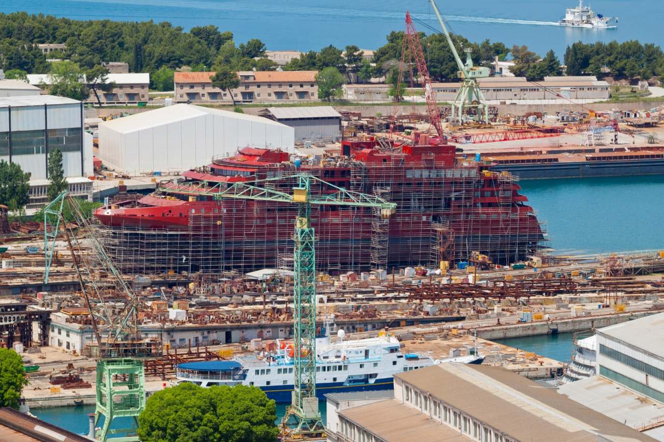 VIDEO Evo kako je izgledala izgradnja velebnog putničkog broda “Ultramarine”