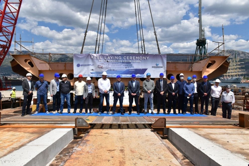 U Brodosplitu položena kobilica broda za krstarenje, može ugostiti 194 putnika