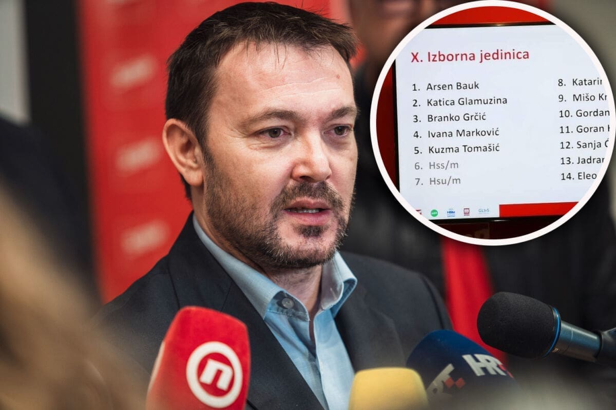Bauk predvodi listu Restart koalicije za X. izbornu jedinicu: Evo koga bi Bernardić iz Dalmacije htio gledati u Saboru