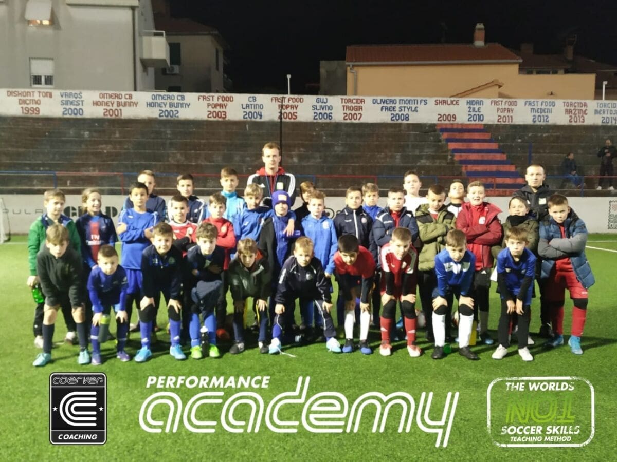 Coerver Kamp u Splitu za djevojčice i dječake od 7 do 15 godina