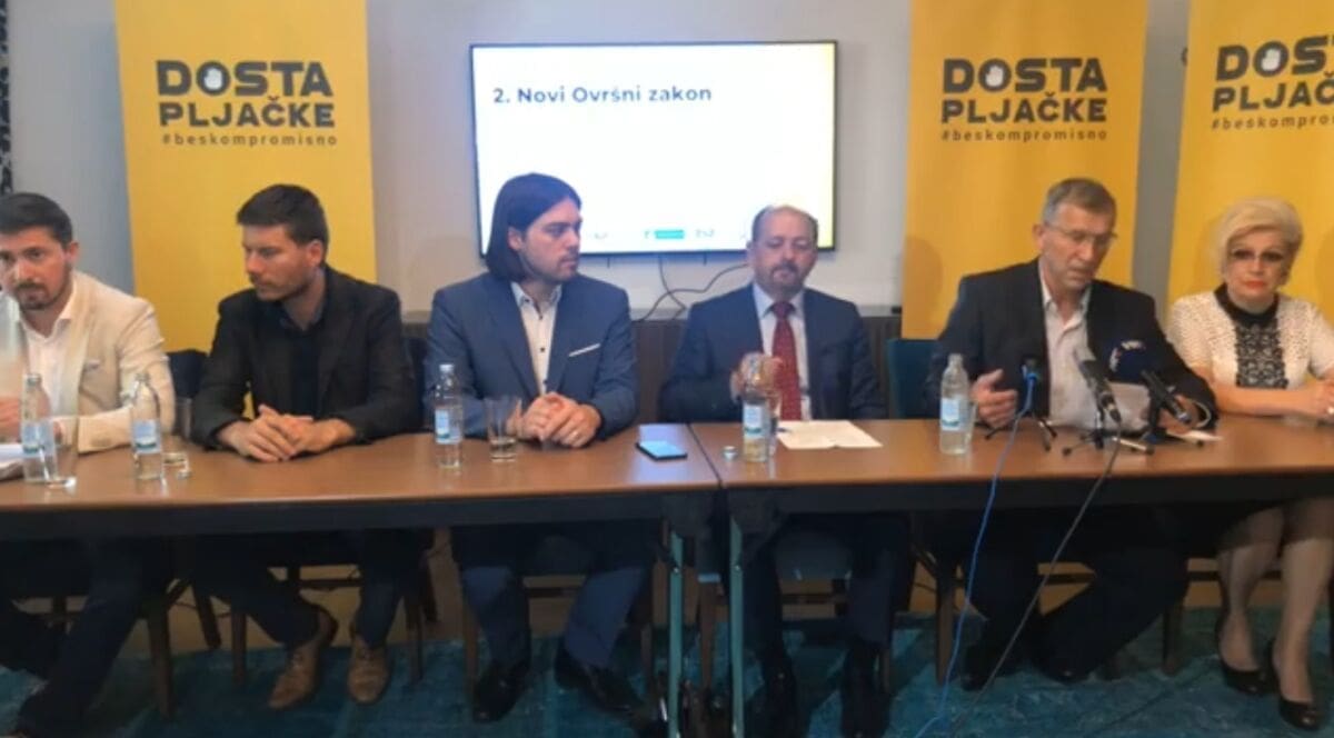 Platforma Dosta pljačke predstavila predizborni program