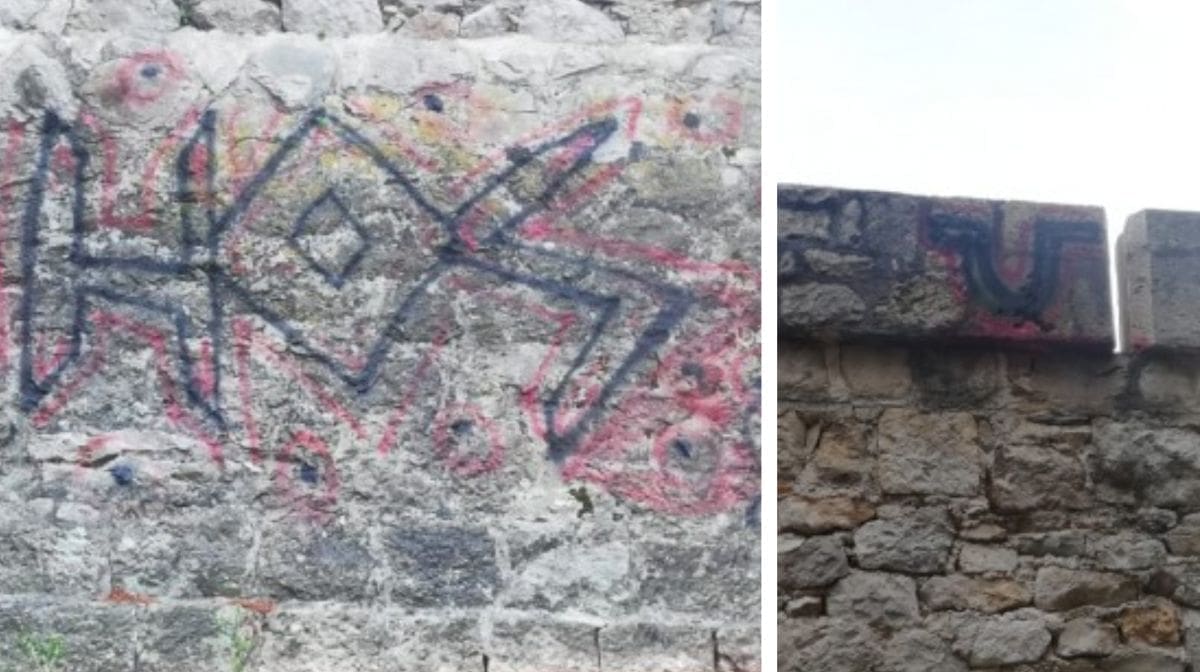 VANDALIZAM U HVARU Ustaškim simbolima devastirano zaštićeno kulturno dobro