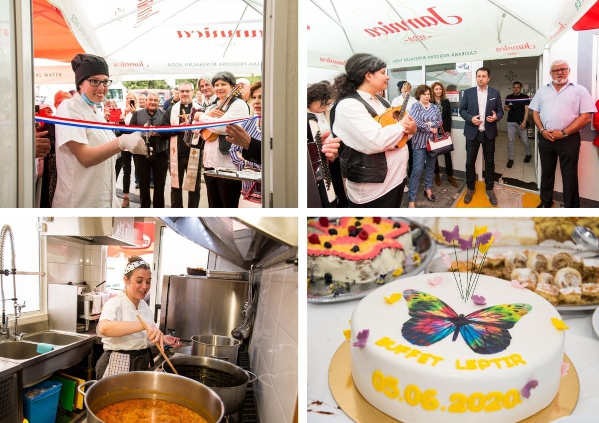 DIVNA VIJEST IZ TROGIRA Svečano otvoren Buffet Leptir, od pet djelatnika tri su osobe s invaliditetom