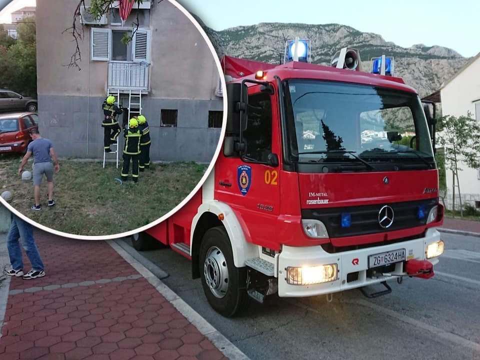 U nekoliko dana makarski vatrogasci spasili dvije ženske osobe iz zaključanih stanova