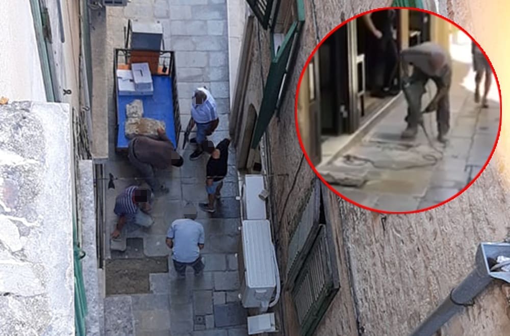 NOVA DEVASTACIJA SPLITSKE STARE JEZGRE? Nakon Bosanske, pikamerom po kamenim pločama još jedne ulice uz Palaču