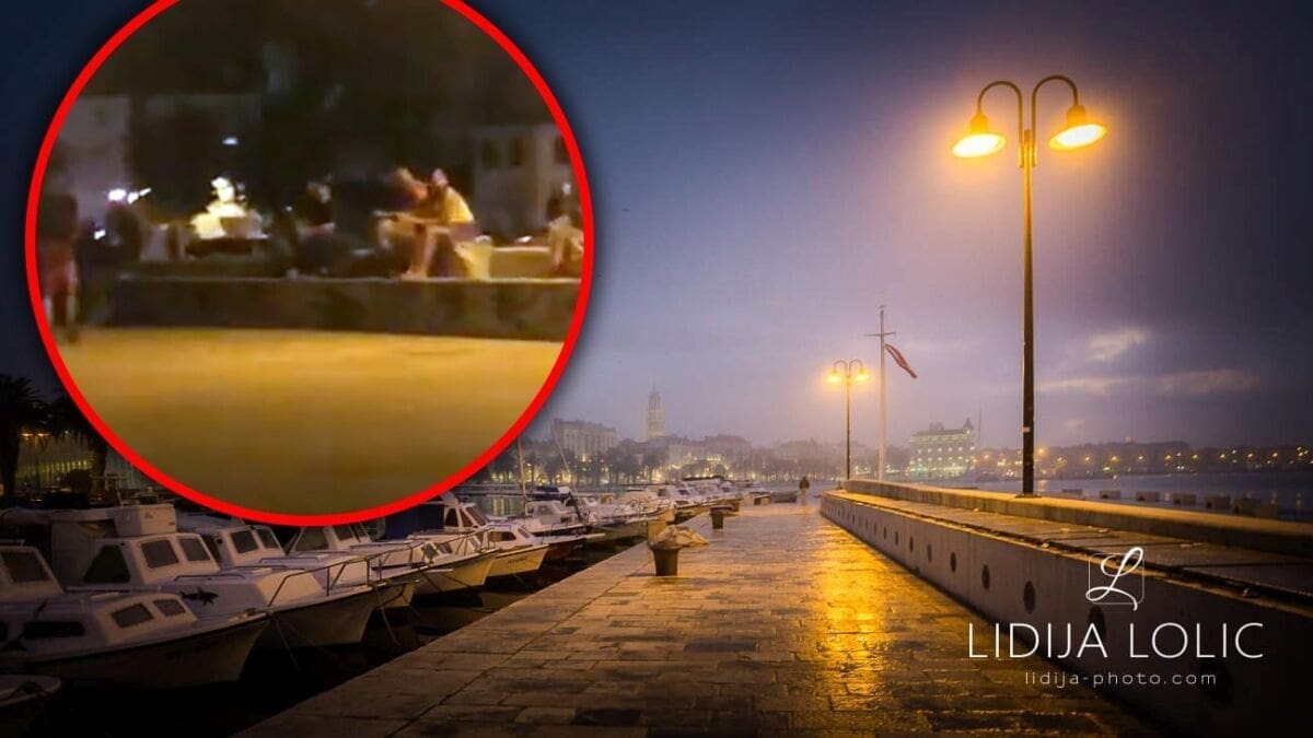 BACIO BOCU, STAKLO OZLIJEDILO MALOLJETNE CURE Spriječile nepoznatog muškarca u skidanju LGTB zastave na Matejuški