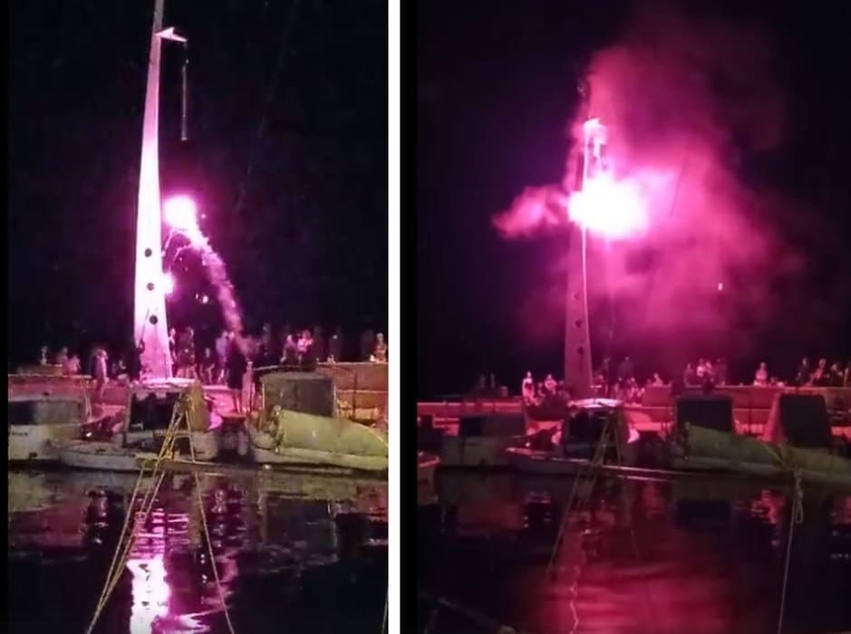 MATEJUŠKA Spriječili ih prolaznici: Desetak muškaraca pokušalo zapaliti LGBT zastavu, bježali nakon pokušaja