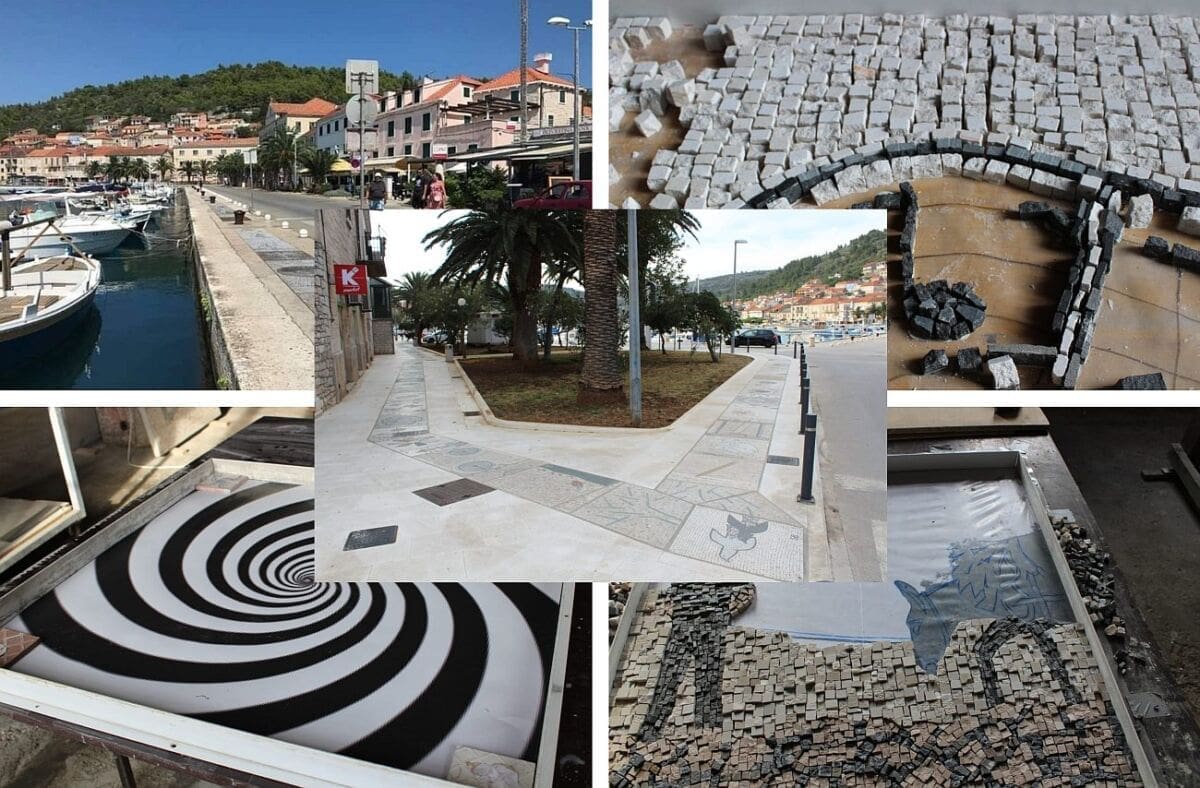 LIKOVNO STVARALAŠTVO VELE LUKE Volonteri nastavljaju izradu impresivnog mozaika, bit će jedan od najdužih na svijetu