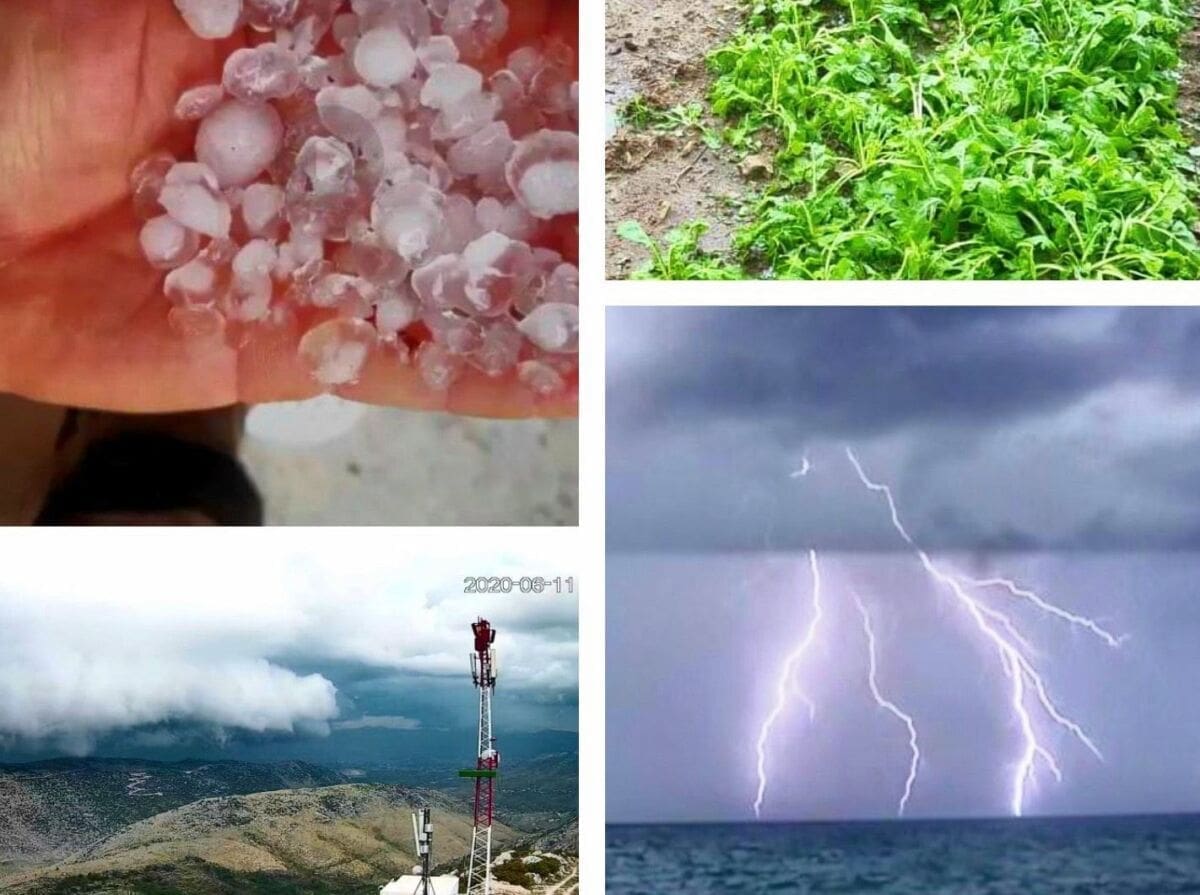 DI JE LITO? Štete od tuče u Poljicima i na Šolti, u Splitu jedva iznad 15 stupnjeva