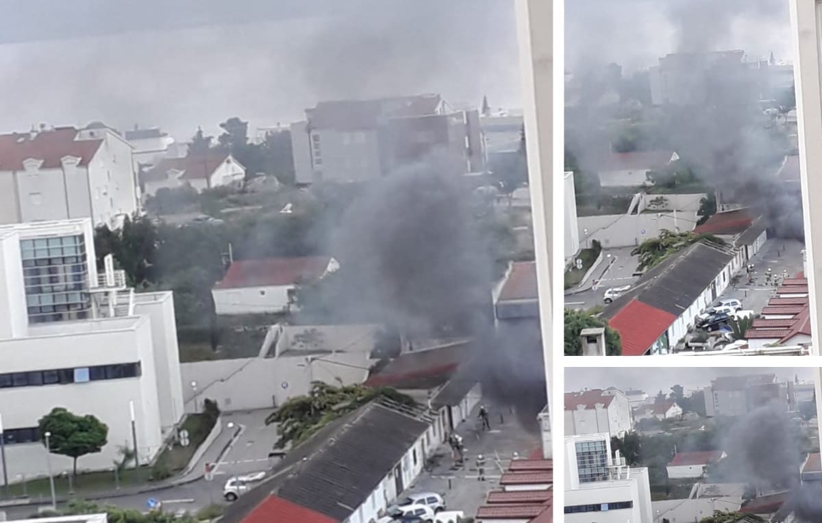 POŽAR U SPLITU Gorjele barake kod novog rodilišta