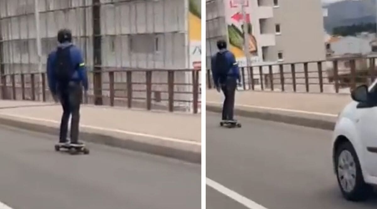 Vozio se skatom Vukovarskom pa izazvao živu raspravu na društvenim mrežama