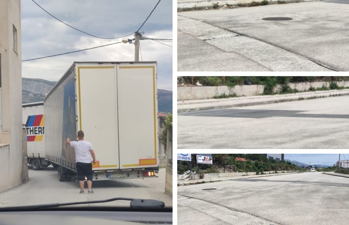 OGORČENI ČITATELJ S DRAČEVCA UPOZORAVA: "Kamiondžije ne poštuju znak zabrane, cesta je razrovana, imamo krater"