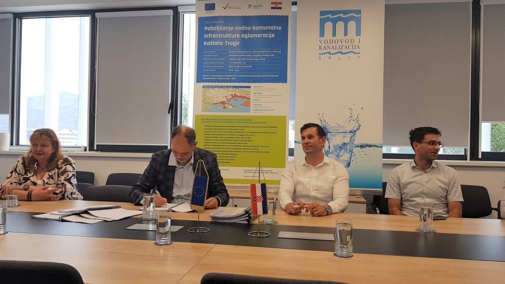 Potpisan ugovor za obavljanje nadzora za realizaciju ugovora iz projekta aglomeracije Kaštela - Trogir