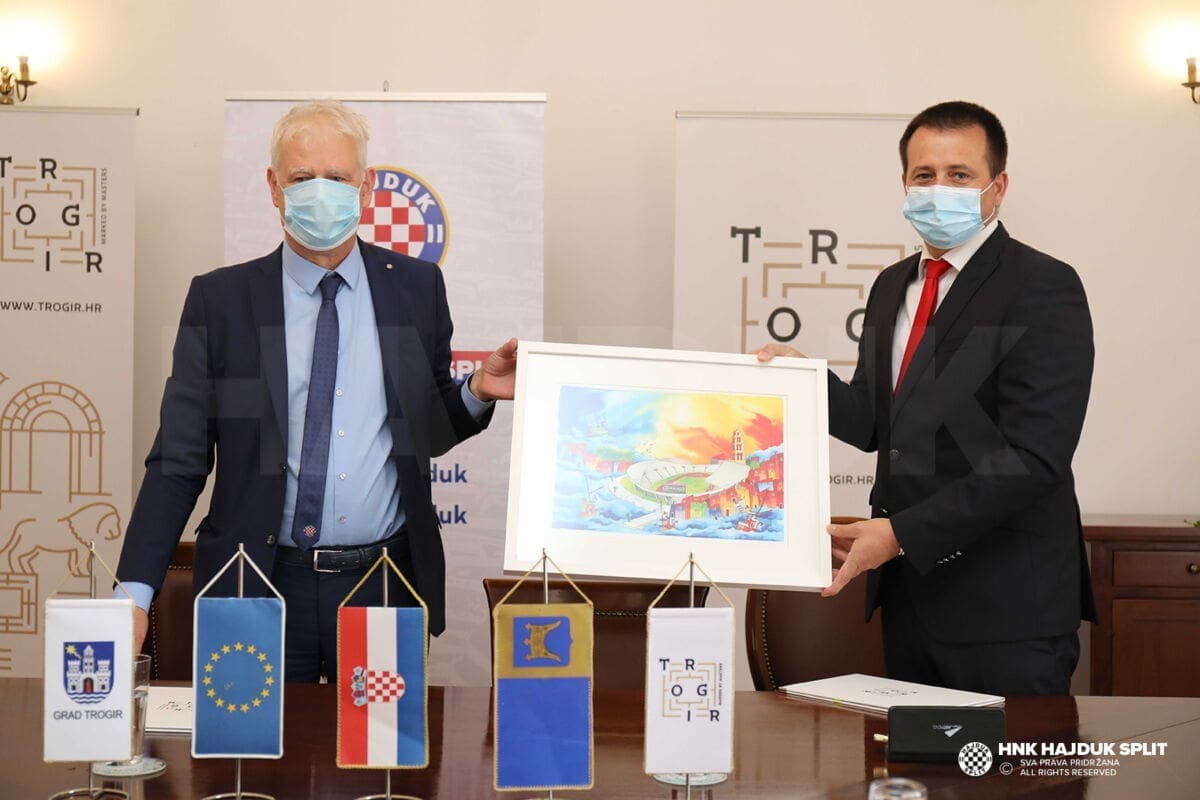 POVIJESNI DAN ZA KLUB Hajdukov nogometni kamp gradit će se u Trogiru!