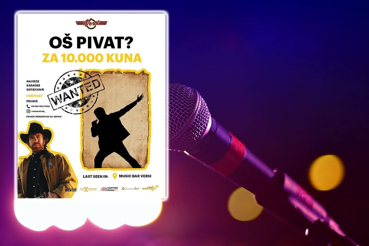 OŠ PIVAT ZA 10.000 KUNA? Split, Brač, Hvar: Prijavite se na najveće karaoke u Dalmaciji. Velik dio prihoda ide Udruzi Anđeli!