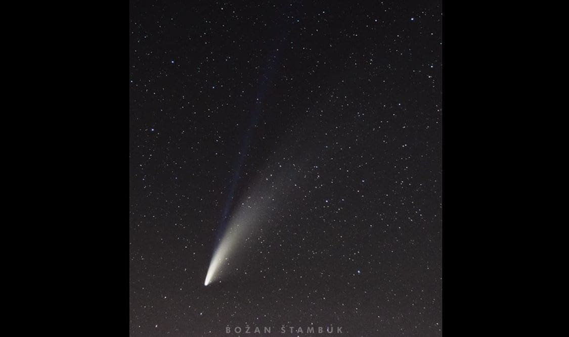 TIMELAPSE: Božan Štambuk spojio fotografije NEOWISE kometa u jedan video