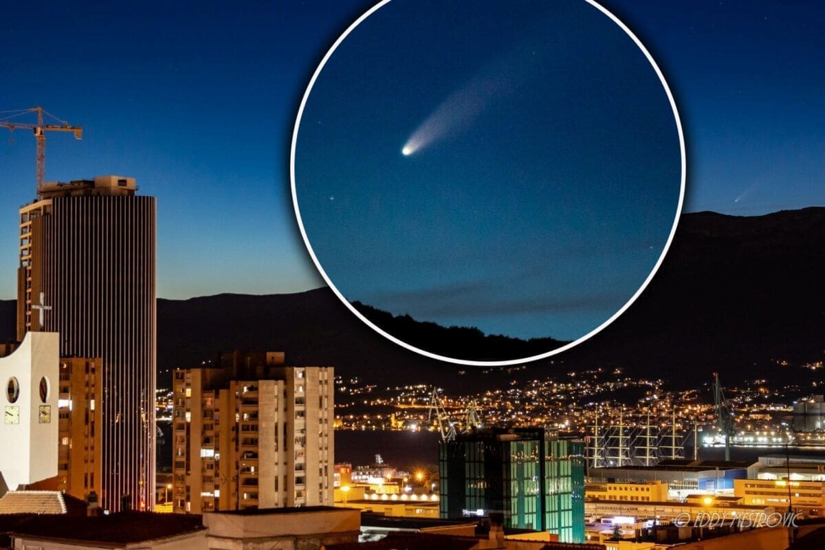 "Zvijezda repatica" sada se može vidjeti i nakon zalaska Sunca: Prizori iz Splita oduševljavaju
