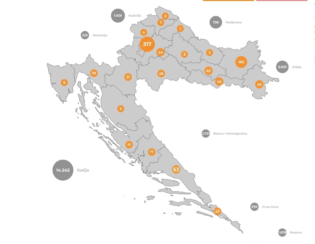 U Hrvatskoj 53 nova slučaja koronavirusa, jedna osoba umrla