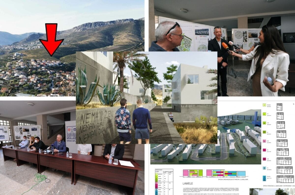 Grad predstavio budući kvart na padinama Mosora: "Radi se možda o zadnjoj elitnoj lokaciji u gradu pod Marjanom"