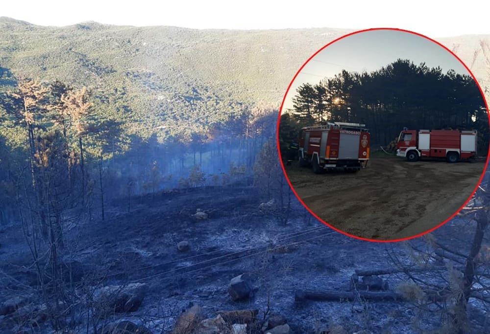 Požar kod Muća i dalje aktivan: U gašenju sudjelovalo 88 vatrogasaca